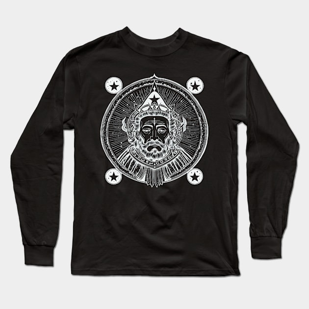 King Bedtime Long Sleeve T-Shirt by StevenBaucom